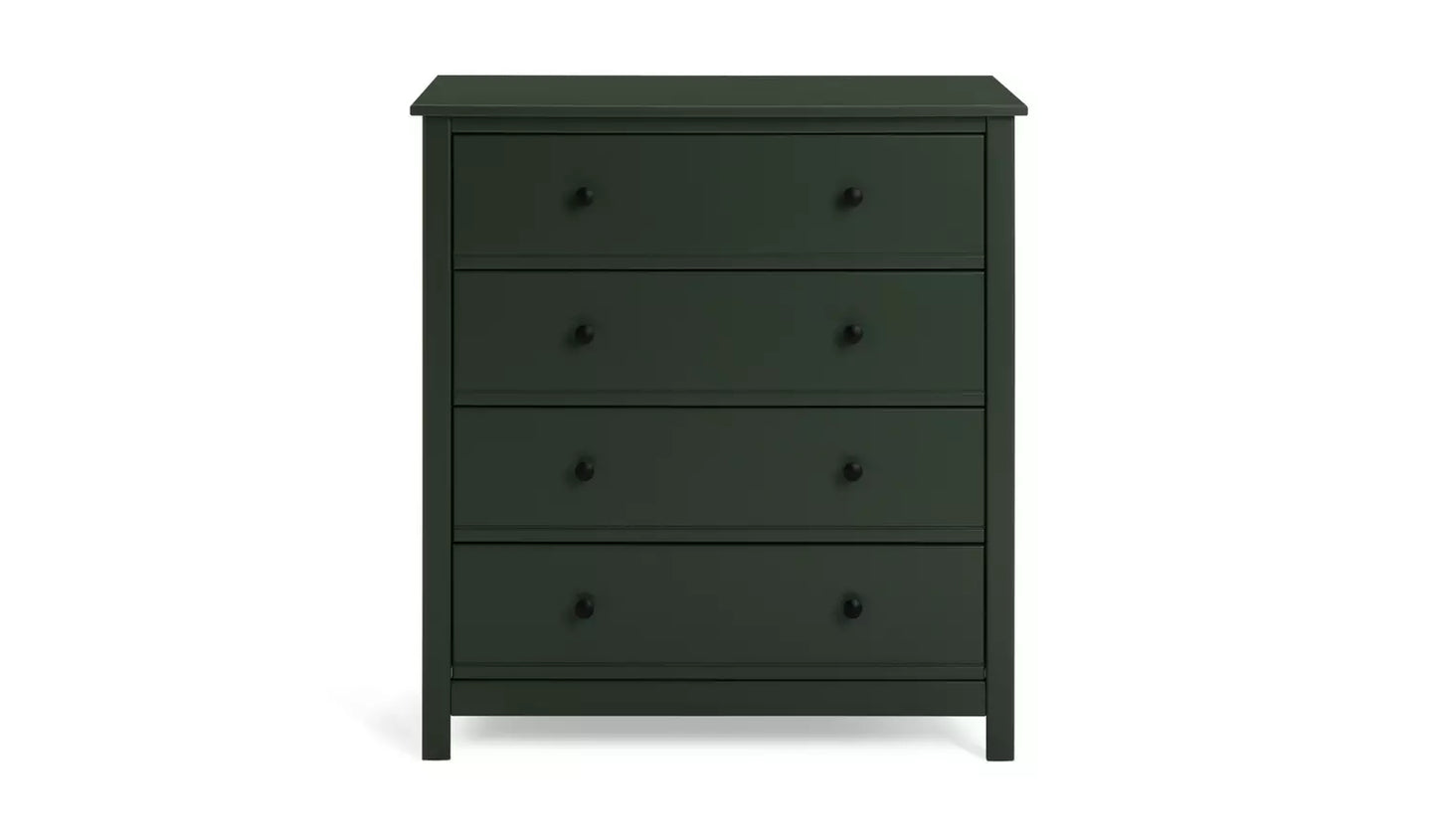 Assembled Habitat Brooklyn 4 Drawer Chest of Drawers - Green